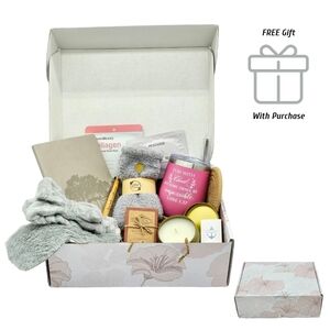 Blissful Indulgence Inspirational Gift Box With God Nothing Pink Stainless Cup